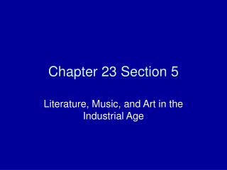 Chapter 23 Section 5