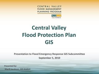 Central Valley Flood Protection Plan GIS