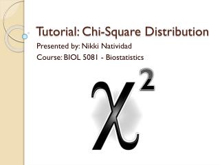 Tutorial: Chi-Square Distribution