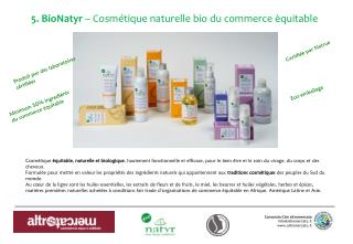 5. BioNatyr – Cosmétique naturelle bio du commerce èquitable