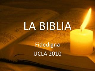 PPT - LA BIBLIA PowerPoint Presentation, Free Download - ID:4471852