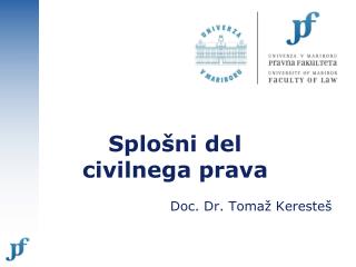 Splošni del civilnega prava