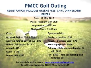 PMCC Golf Outing