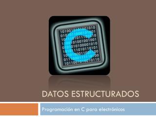 Datos estructurados