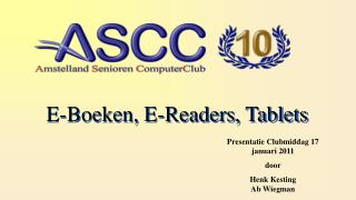 E-Boeken, E-Readers, Tablets