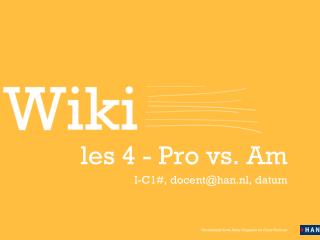 les 4 - Pro vs. Am