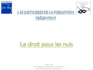 Le droit pour les nuls