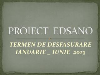 PROIECT EDSANO