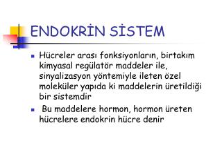 ENDOKRİN SİSTEM