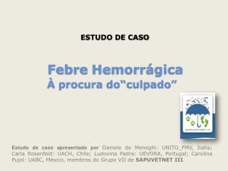 ESTUDO DE CASO