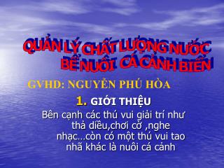 GIỚI THIỆU