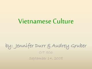 Vietnamese Culture