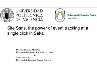 Site Stats, the power of event tracking at a single click in Sakai