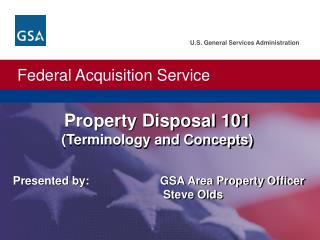 Property Disposal 101 (Terminology and Concepts)