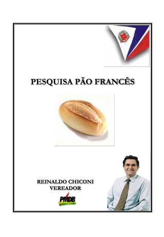 PESQUISA PÃO FRANCÊS