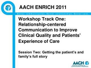 AACH ENRICH 2011