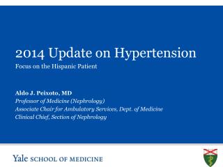 2014 Update on Hypertension