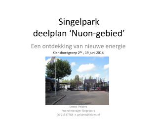 Singelpark deelplan ‘Nuon-gebied’