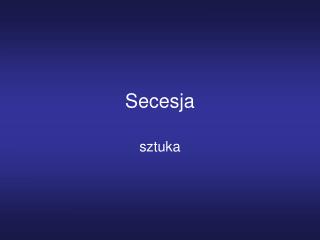 Secesja