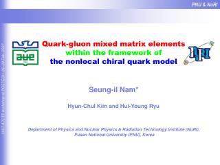 Quark-gluon mixed matrix elements within the framework of the nonlocal chiral quark model