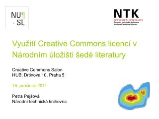 Využití Creative Commons licencí v Národním úložišti šedé literatury