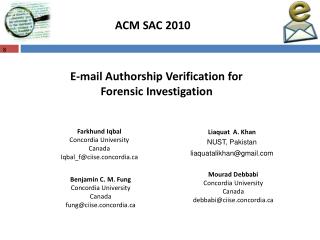 ACM SAC 2010