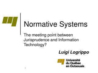 Normative Systems