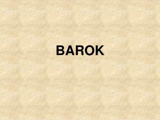 BAROK