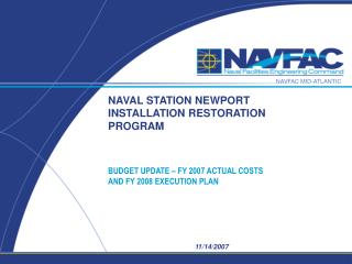 NAVAL STATION NEWPORT INSTALLATION RESTORATION PROGRAM