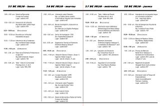 25 DE JULIO - lunes