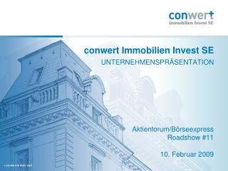 conwert Immobilien Invest SE
