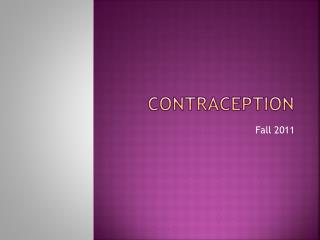 Contraception