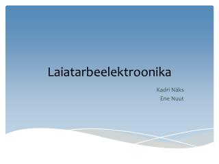 Laiatarbeelektroonika