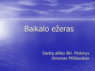 Baikalo ežeras