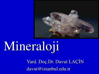 Mineraloji