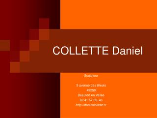 COLLETTE Daniel