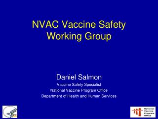 NVAC Vaccine Safety Working Group