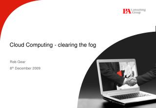 Cloud Computing - clearing the fog