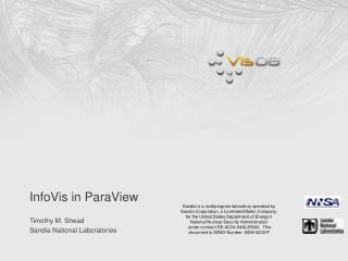 InfoVis in ParaView