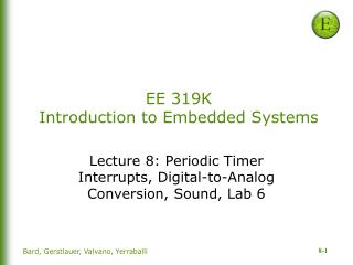 EE 319K Introduction to Embedded Systems