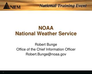 NOAA National Weather Service