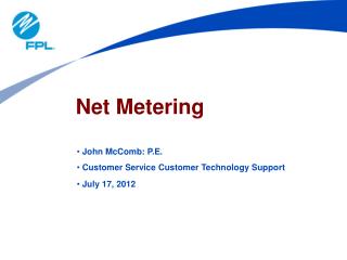 Net Metering