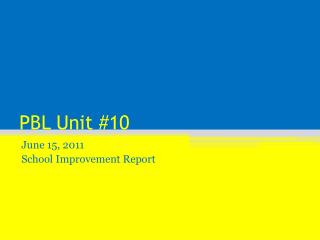 PBL Unit #10