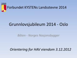 Grunnlovsjubileum 2014 - Oslo