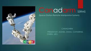 Can ad arm SSRMS (Space Station Remote Manipulator System)