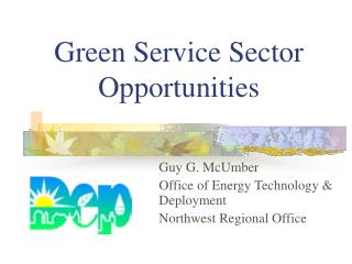 Green Service Sector Opportunities