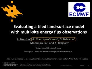 Evaluating a tiled land-surface model with multi-site energy flux observations