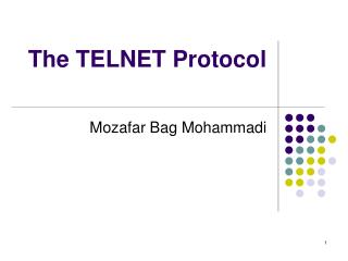 The TELNET Protocol