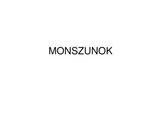 MONSZUNOK