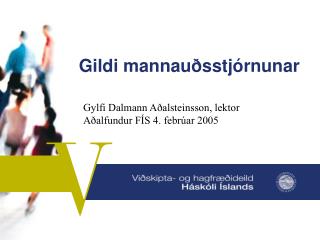 Gildi mannauðsstjórnunar